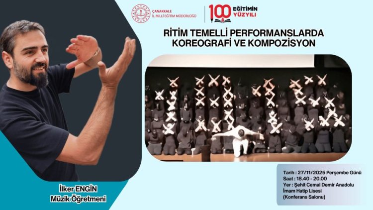 Çanakkale’de Öğretmenler İçin Ritim ve Kompozisyon Etkinliği